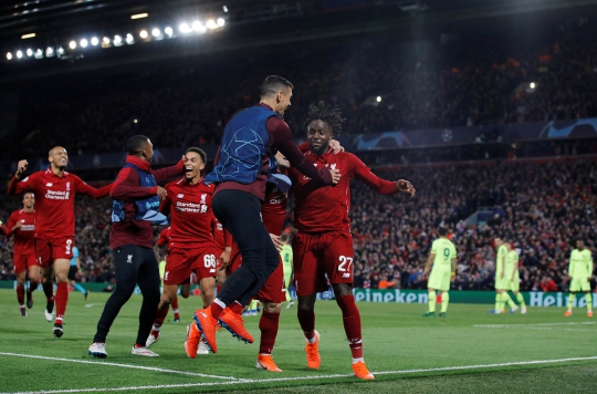 Euforia Pemain Liverpool Masuk Final Liga Champions