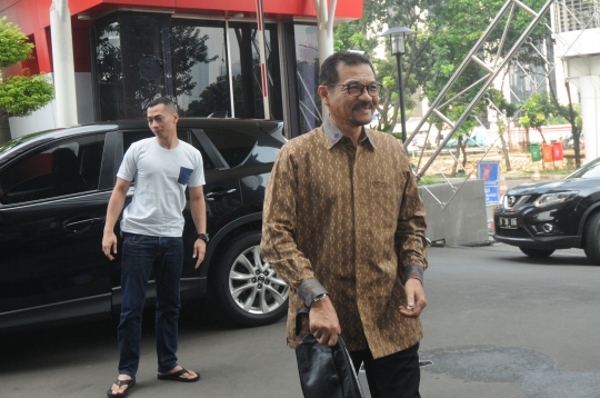Ekspresi Gamawan Fauzi Kembali Jalani Pemeriksaan KPK