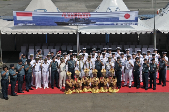 Kapal Penghancur Jepang berlabuh di Tanjung Priok