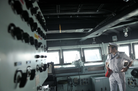 Interior Kapal Penghancur Jepang JS Samidare