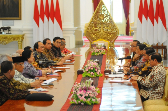 Jokowi Terima BPIP di Istana Merdeka