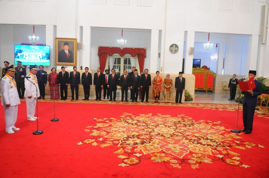 Presiden Jokowi Lantik Gubernur dan Wagub Maluku Utara