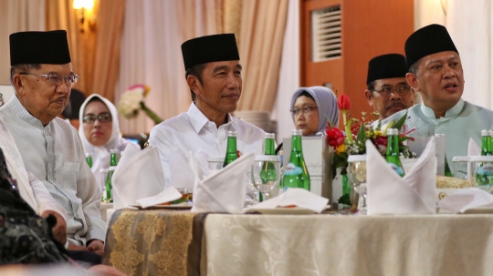 Jokowi-JK Buka Puasa Bersama di Rumah Ketua DPR