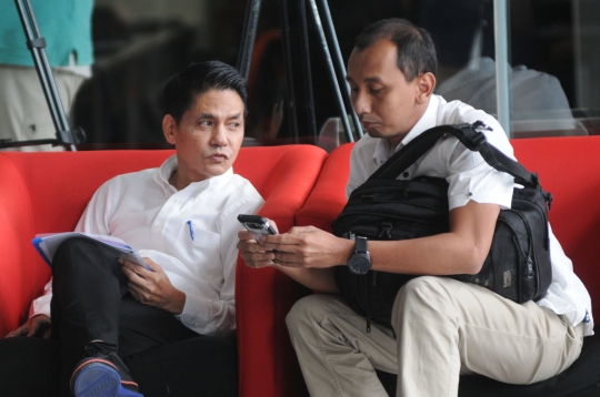 Dirut PT Pupuk Indonesia Usai Jalani Pemeriksaan Terkait Suap