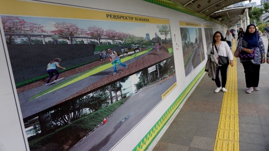 Pembangunan Spot Budaya di Dukuh Atas