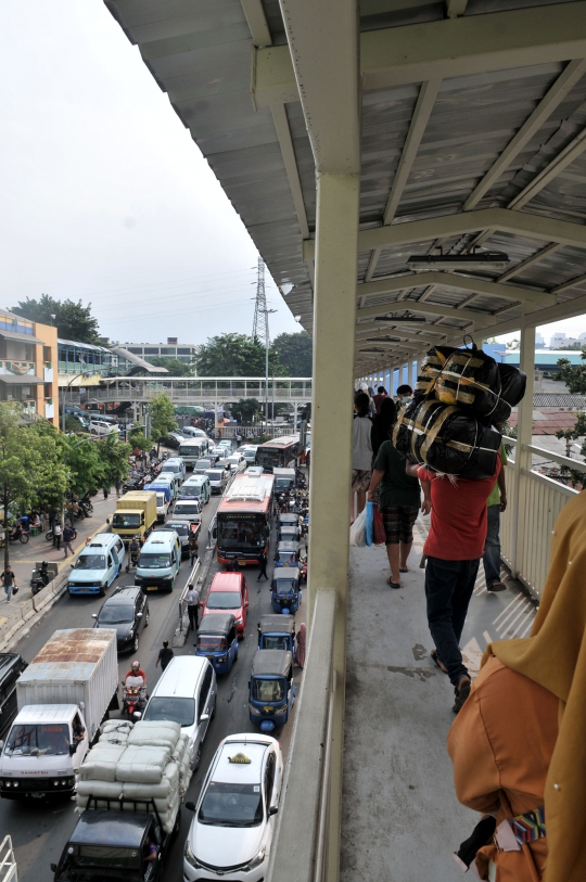 Kemacetan Pasar Tanah Abang saat Ramadan