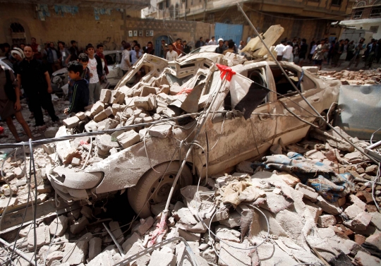 Serangan Udara Saudi Kembali Gempur Yaman