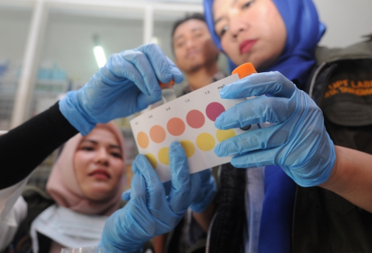 BPOM Sidak Uji Formalin di Pasar Modern Bintaro