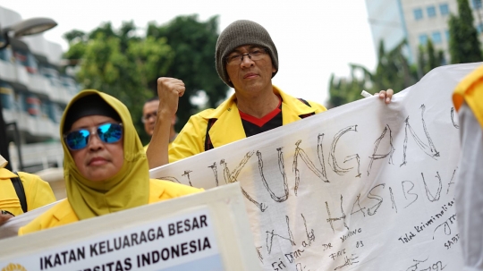 Aksi Solidaritas IKB UI untuk Dokter Ani Hasibuan