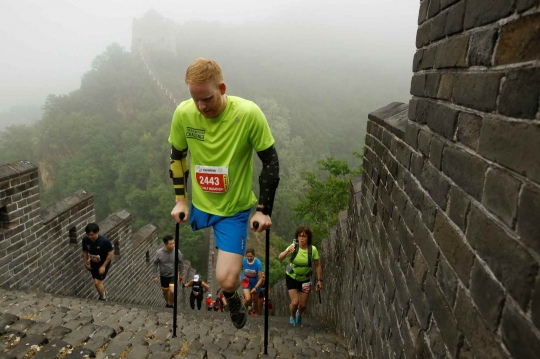 Perjuangan Peserta Maraton Tembok Besar China
