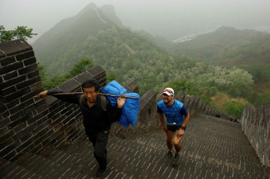 Perjuangan Peserta Maraton Tembok Besar China