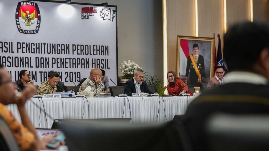 KPU Gelar Rapat Pleno Rekapitulasi Nasional