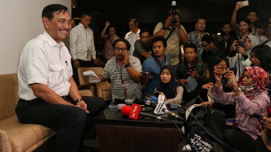 Luhut Berikan Keterangan Pers Terkait Pengumuman Capres