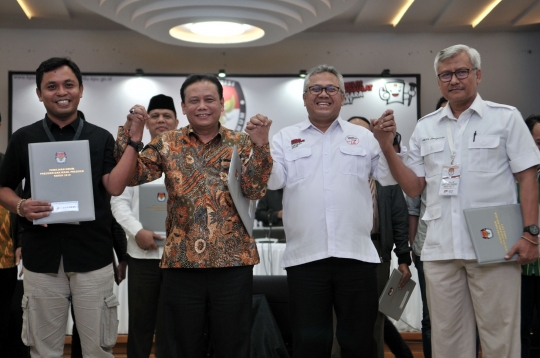KPU Umumkan Hasil Rekapitulasi Nasional Pemilu 2019