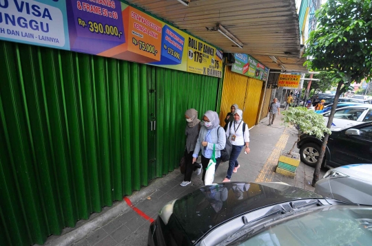 Aksi 22 Mei, Toko dan Perkantoran di Jalan Sabang Tutup