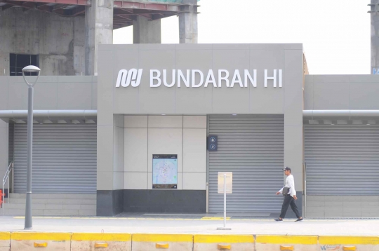 Perkantoran hingga MRT di Kawasan Thamrin-Bundaran HI Diliburkan