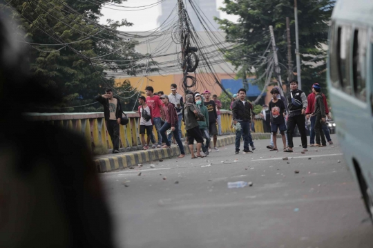 Sejumlah Demonstran di Petamburan Ditangkap Polisi