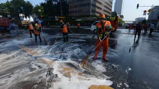 Kondisi Kerusakan Akibat Rusuh Aksi 22 Mei di Bawaslu