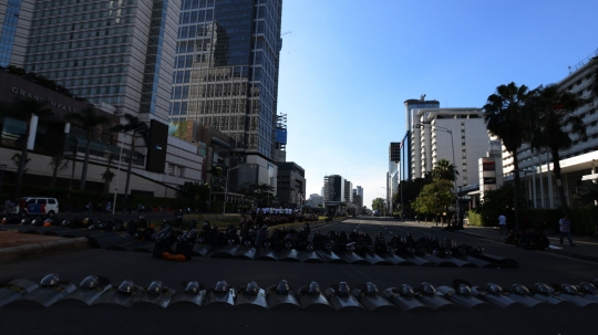 Pascarusuh 22 Mei, Jalan MH Thamrin Masih Ditutup