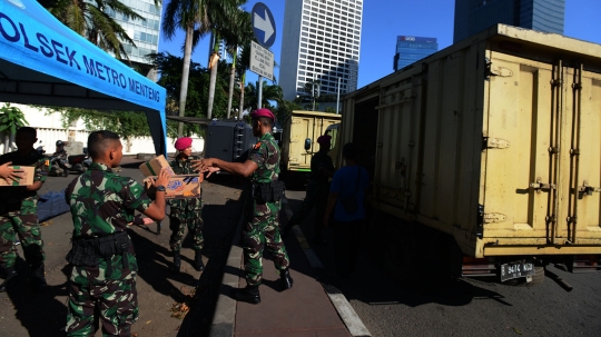 Pascarusuh 22 Mei, Jalan MH Thamrin Masih Ditutup