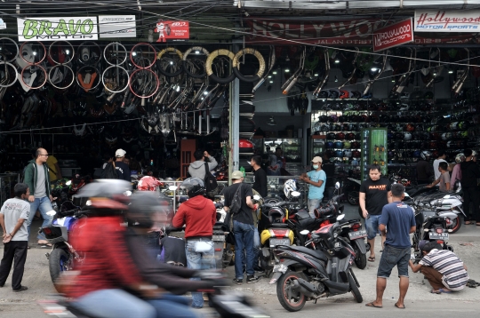 Jelang Lebaran, Bengkel Motor Kebanjiran Pelanggan