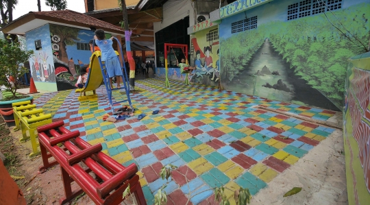 Sambut Arus Mudik Lebaran, Terminal Kampung Rambutan Bangun RPTRA Mini