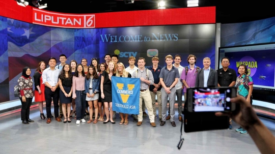 Mahasiswa Virginia University berkunjung ke SCTV Tower