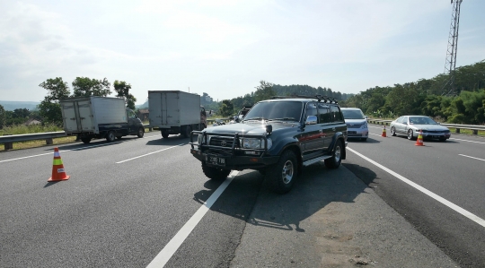 Urai Kemacetan, Tol Semarang-Bawean Buka Contraflow