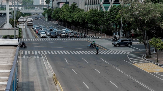 Mendekati Lebaran, Jalanan Jakarta Mulai Lengang