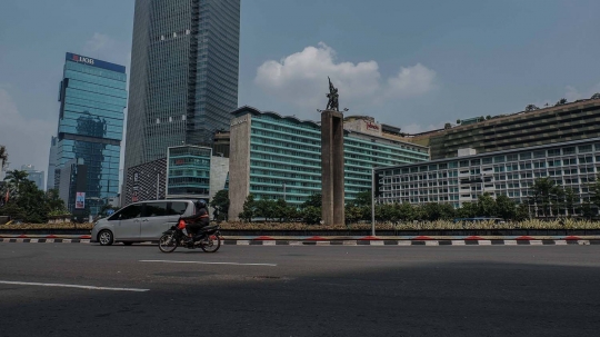 Mendekati Lebaran, Jalanan Jakarta Mulai Lengang