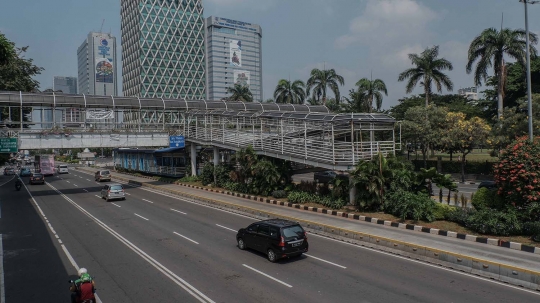 Mendekati Lebaran, Jalanan Jakarta Mulai Lengang