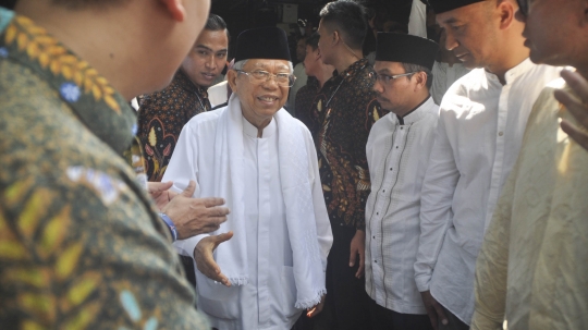 Ma'ruf Amin Jadi Imam Salat Jenazah Ani Yudhoyono