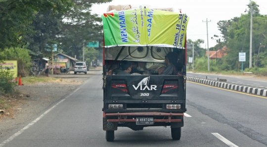 Sensasi Mudik dengan Motor Bak Roda Tiga