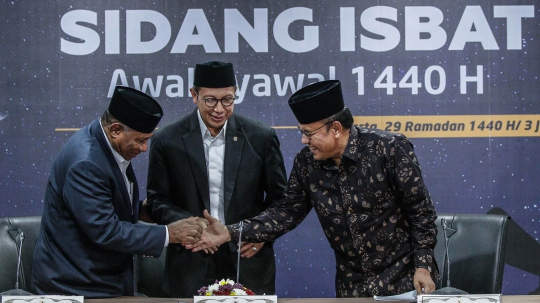 Pemerintah Tetapkan Idul Fitri 1440 H Jatuh pada 5 Juni