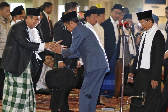 Presiden Jokowi Laksanakan Salat Idul Fitri di Masjid Istiqlal