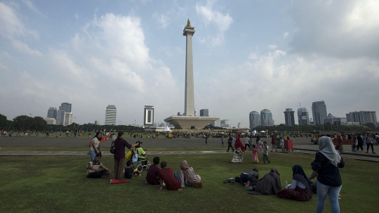 Monas Masih Jadi Lokasi Favorit untuk Habiskan Libur Lebaran