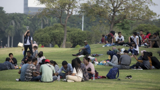 Monas Masih Jadi Lokasi Favorit untuk Habiskan Libur Lebaran