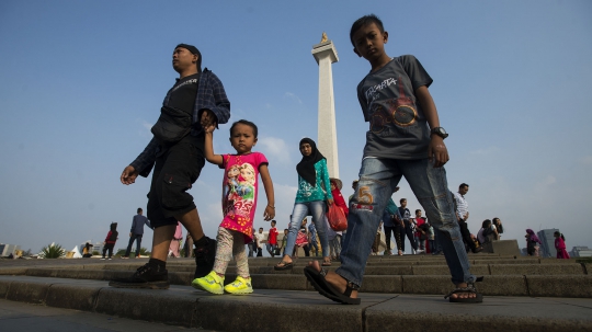 Monas Masih Jadi Lokasi Favorit untuk Habiskan Libur Lebaran