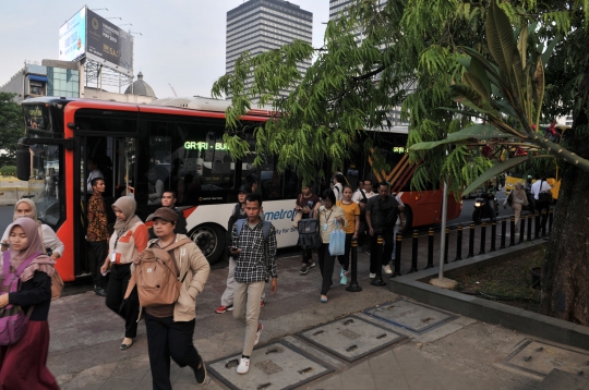 Penumpang Transjakarta Meningkat Setelah MRT Beroperasi