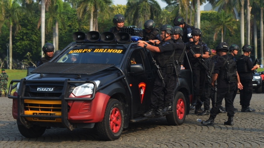 TNI-Polri Gelar Apel Pengamanan Sidang Sengketa Pilpres