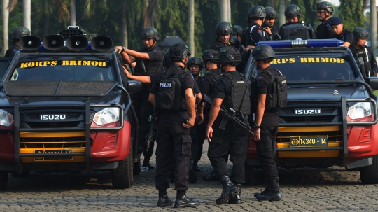 TNI-Polri Gelar Apel Pengamanan Sidang Sengketa Pilpres