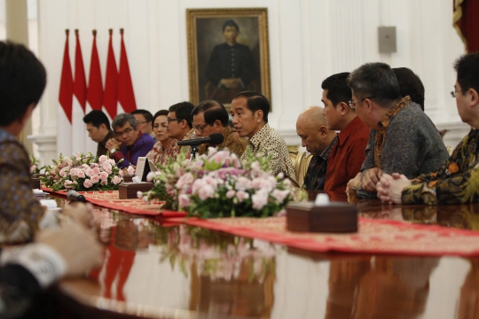 Presiden Jokowi Terima Pengurus Apindo di Istana