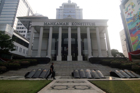 Kondisi Gedung MK Jelang Sidang Perselisihan Hasil Pilpres 2019