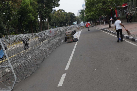 Kondisi Gedung MK Jelang Sidang Perselisihan Hasil Pilpres 2019