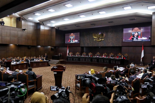 Suasana Sidang Perdana Sengketa Pilpres 2019 di MK