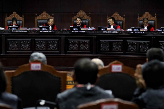 Suasana Sidang Perdana Sengketa Pilpres 2019 di MK