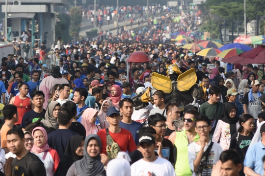 Usai Lebaran, CFD Kembali Dipadati Warga