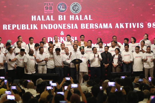 Jokowi Halal Bihalal Bersama Aktivis 98