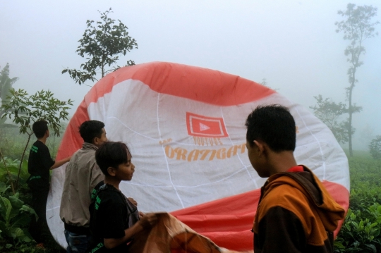 Melihat Festival Balon Udara di Wonosobo