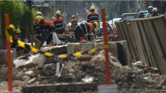 Memantau Revitalisasi Trotoar Cikini Raya Sepanjang 10 Km